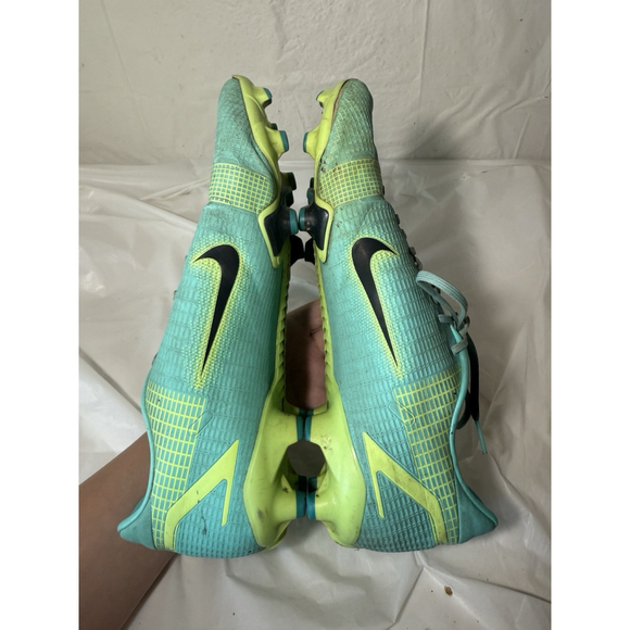 Nike Vapor 14 Academy FG/MG Dynamic Turquoise Blue Lime Glow CU5691-403 Men 8.5 - Picture 10 of 15